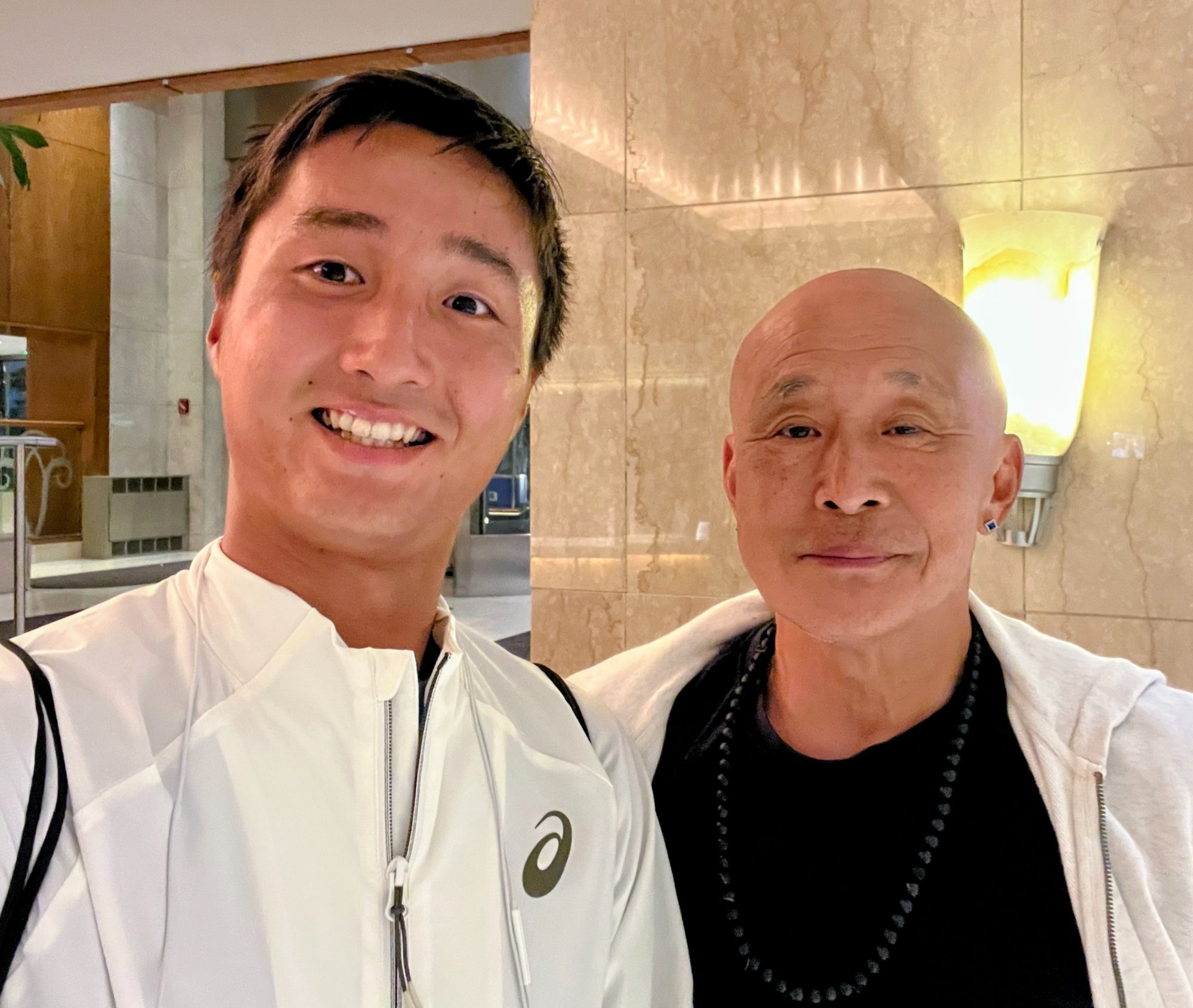 慎太郎選手と松栄先生
